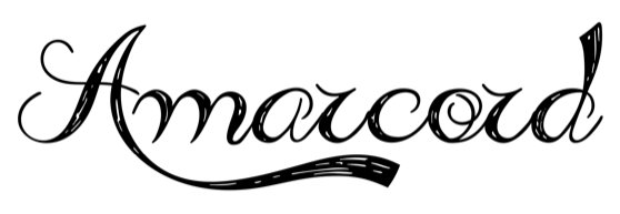Black Amarcord logo